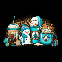Winter Snowman Coffee Cups Urban Hoodie | Teevron