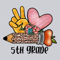 Peace Love 5th Grade Heavyweight Sweatshirt | Teevron
