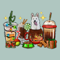 Christmas Coffee Cups With White Shepherd Premium Sweatshirt | Teevron