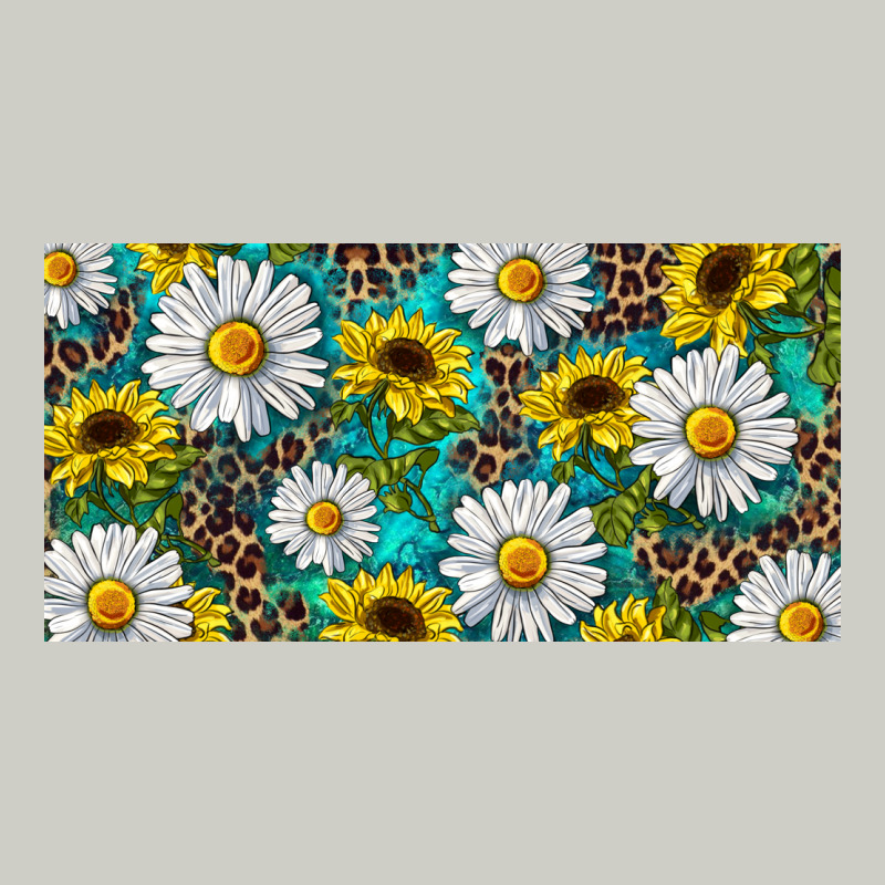 Sunflower And Daisy With Leopard Heavyweight Hoodie by RanaPortraitStore | Teevron