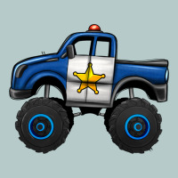 Police Car Monster Truck Heavy Core Tee | Teevron