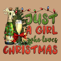 Just A Girl Who Loves Christmas Vintage Tee | Teevron