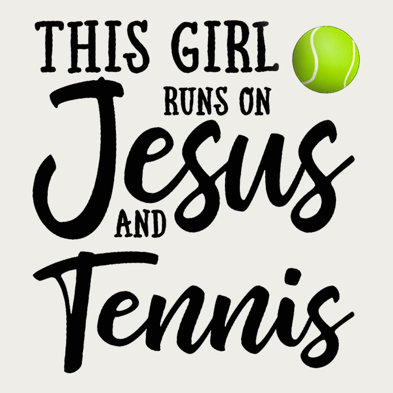 This Girl Runs On Jesus And Tennis Zipper Hoodie by DesigneFamous | Teevron
