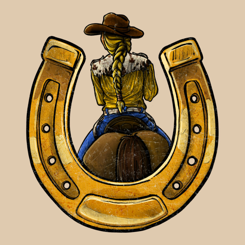 Horseshoe And Cowgirl Heavyweight Sweatshirt by JahusDesignShop | Teevron