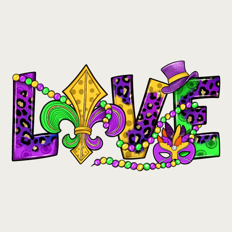 Mardi Gras Love Zipper Hoodie by JahusDesignShop | Teevron