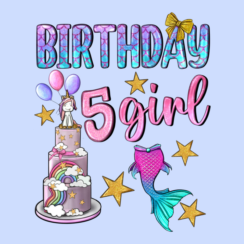 Birthday Girl 5 Urban Heavy Tee by BundleAndBundleShop | Teevron