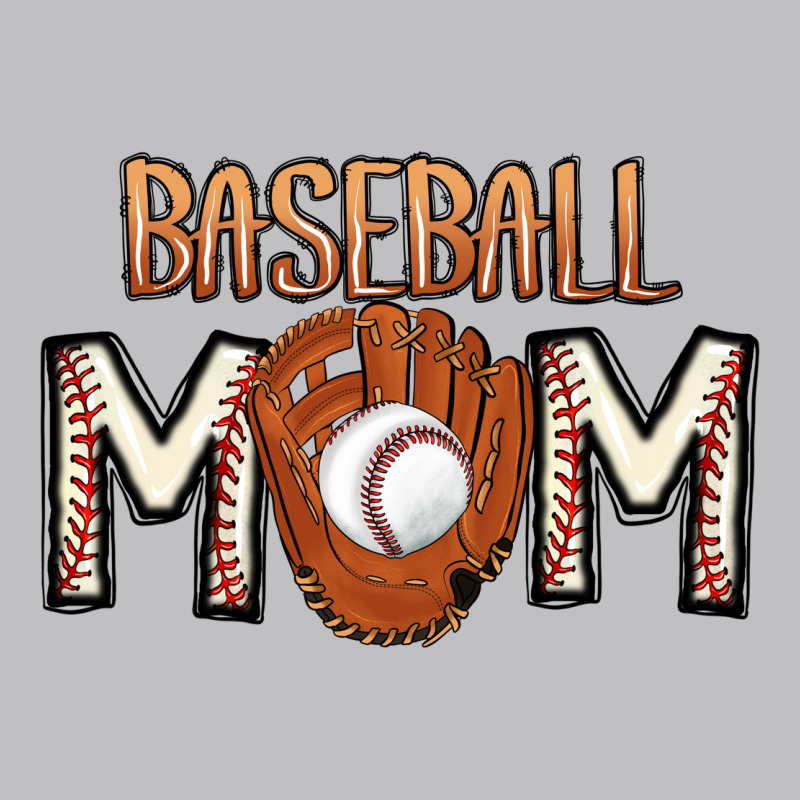 Baseball Mom Long Sleeve Tee by CowhideDigitalArt | Teevron