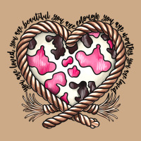 Western Cowhide Heart Vintage Hoodie | Teevron