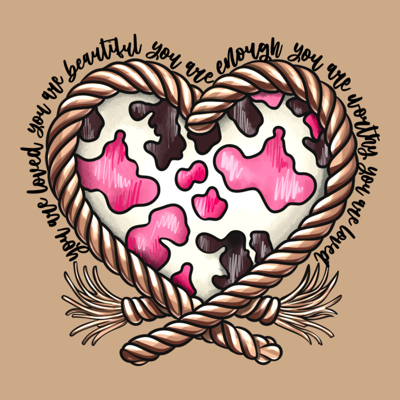 Western Cowhide Heart Vintage Hoodie by CowhideDigitalArt | Teevron