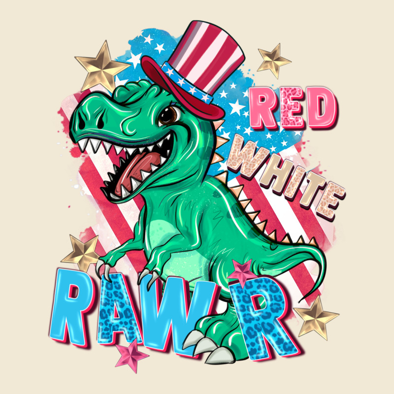 Red White Rawr Ladies Tee by FaDigitalArtStudio | Teevron