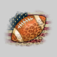 American Flag Football Leopard Premium Tee | Teevron