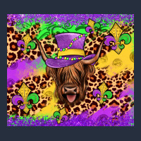 Highland Cow Mardi Gras Tumbler Zipper Hoodie | Teevron