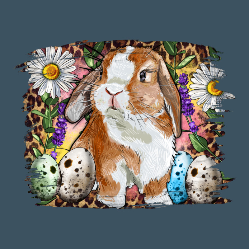 Easter Bunny With Quail Eggs And Daisy Urban Heavy Tee by RanaPortraitStore | Teevron