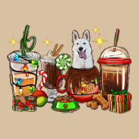 Christmas Coffee Cups With White Shepherd Heavyweight Hoodie | Teevron