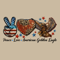 Western Peace Love American Golden Eagle Long Sleeve Tee | Teevron