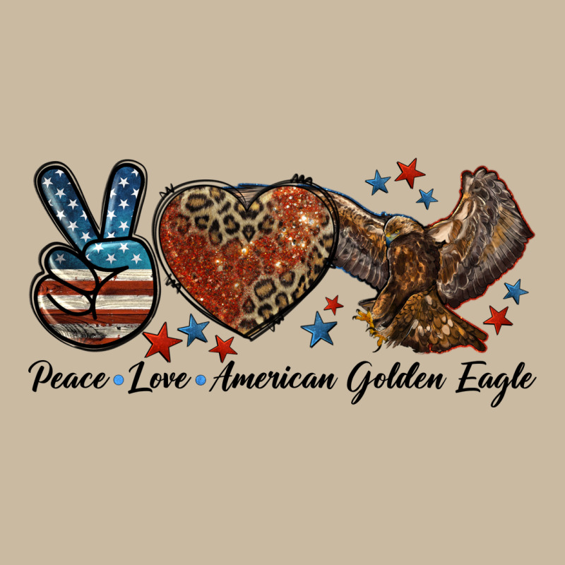Western Peace Love American Golden Eagle Long Sleeve Tee by LillyAllenDesigns | Teevron