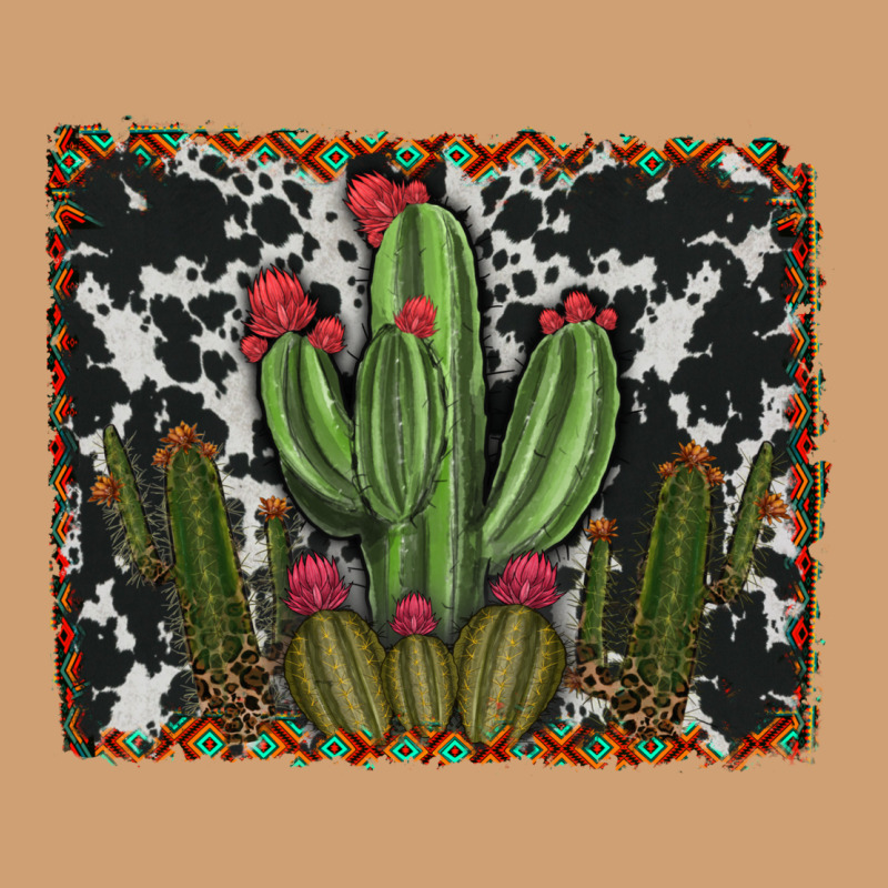 Aztec Cowhide Cacti Vintage Tee by RanaPortraitStore | Teevron