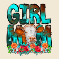 Girl Mom Cow Flowers Premium Tee | Teevron