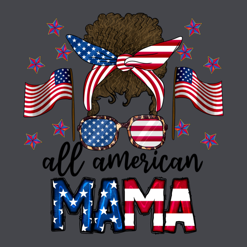 All American Mama Messy Buny Long Sleeve Tee by CowhideDigitalArt | Teevron