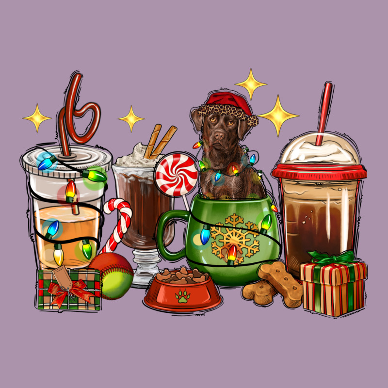 Christmas Coffee Cups With Labrador Heavyweight Hoodie by RanaPortraitStore | Teevron