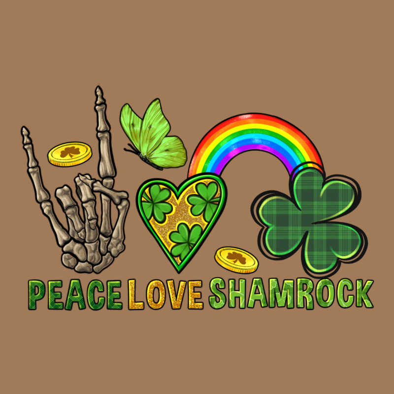 Peace Love Shamrock  St. Patrick's Day Classic Tee by CowGirlArtShop | Teevron
