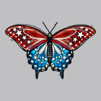 Patriotic American Flag Butterfly 4th Of July Long Sleeve Tee | Teevron