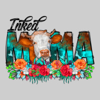 Inked Mama Flowers Cow Premium Tee | Teevron