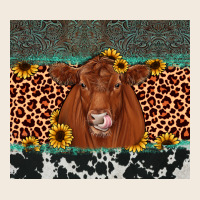 Red Angus Leopard Zipper Hoodie | Teevron