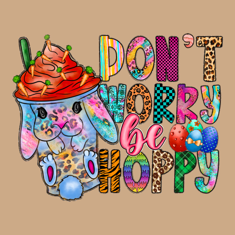 Don T Worry Be Hoppy Easter Vintage Hoodie by CowhideDigitalArt | Teevron