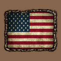 American Flag With Leopard Frame Premium Tee | Teevron