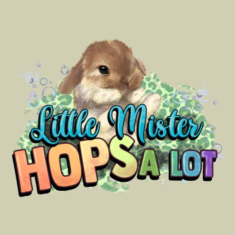 Little Mister Hops A Lot Easter Day Heavy Core Tee by HowdyJamesFarm | Teevron
