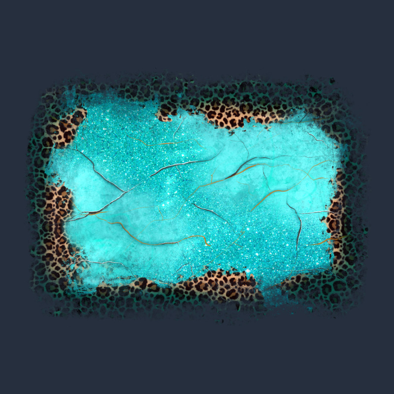 Gemstone Turquoise Leopard Background Zipper Hoodie by JahusDesignShop | Teevron