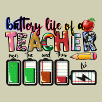 Battery Life Of A Teacher Heavy Core Tee | Teevron