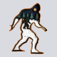 Bigfoot Wood Layered Christmas Zipper Hoodie | Teevron