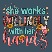 She Works Willingly With Her Hands Urban Heavy Tee | Teevron