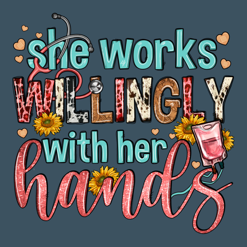 She Works Willingly With Her Hands Urban Heavy Tee by FaDigitalArtStudio | Teevron