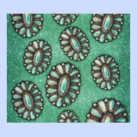Turquoise Gemstone Glitter Urban Heavy Tee | Teevron