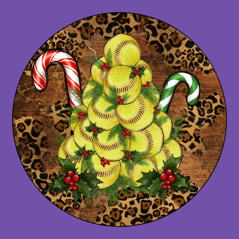 Softball Leopard  Christmas Premium Sweatshirt by RanaPortraitStore | Teevron
