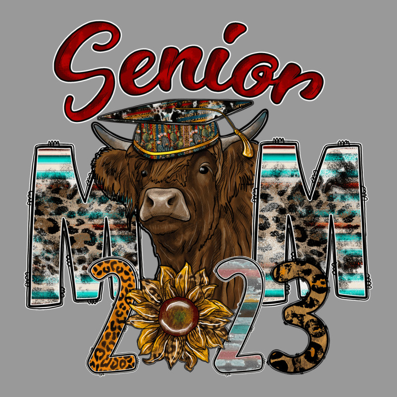 Senior Mom 2023 Vintage Hoodie by CowhideDigitalArt | Teevron