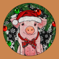 Sitting Pig Christmas Heavyweight Hoodie | Teevron