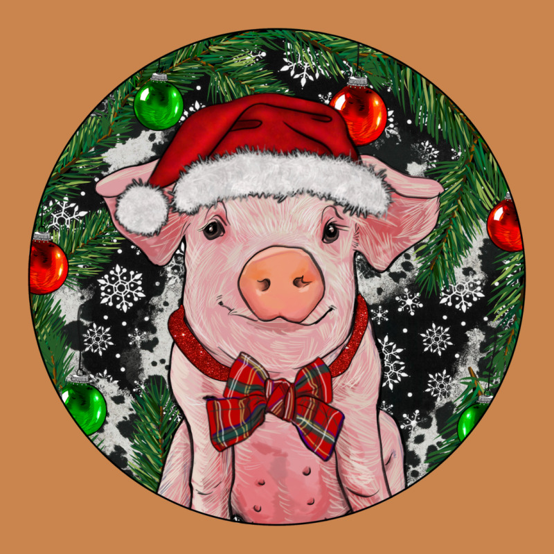 Sitting Pig Christmas Heavyweight Hoodie by RanaPortraitStore | Teevron