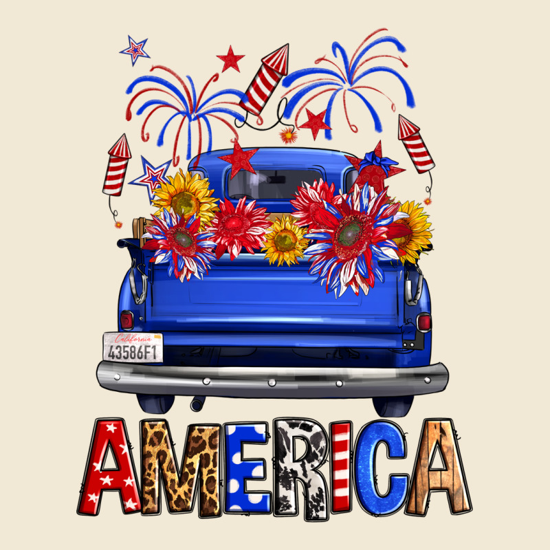 Western Fourth Of July America Truck Ladies Tee by FaDigitalArtStudio | Teevron