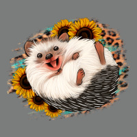 Happy Hedgehog Sunflower Leopard Premium Hoodie | Teevron