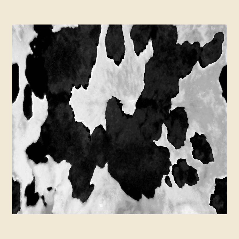 Black White Cowhide Tumbler Premium Tee by CowCowDesign | Teevron