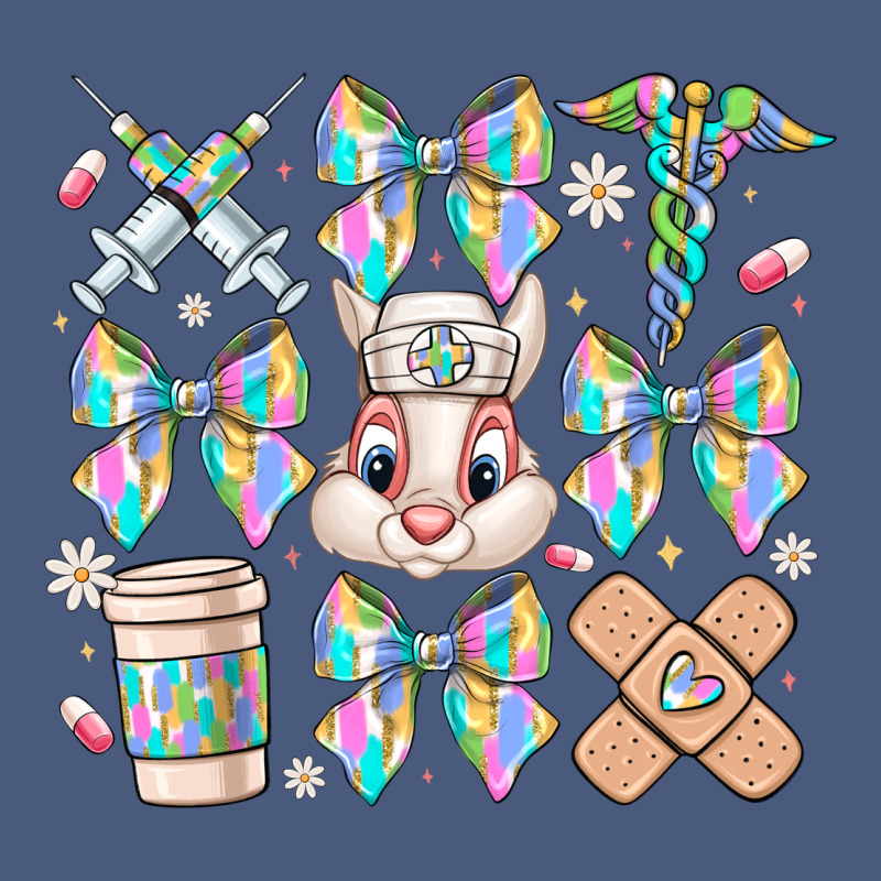 Easter Bow Vintage Hoodie by CowhideDigitalArt | Teevron