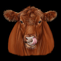 Red Angus Zipper Hoodie | Teevron