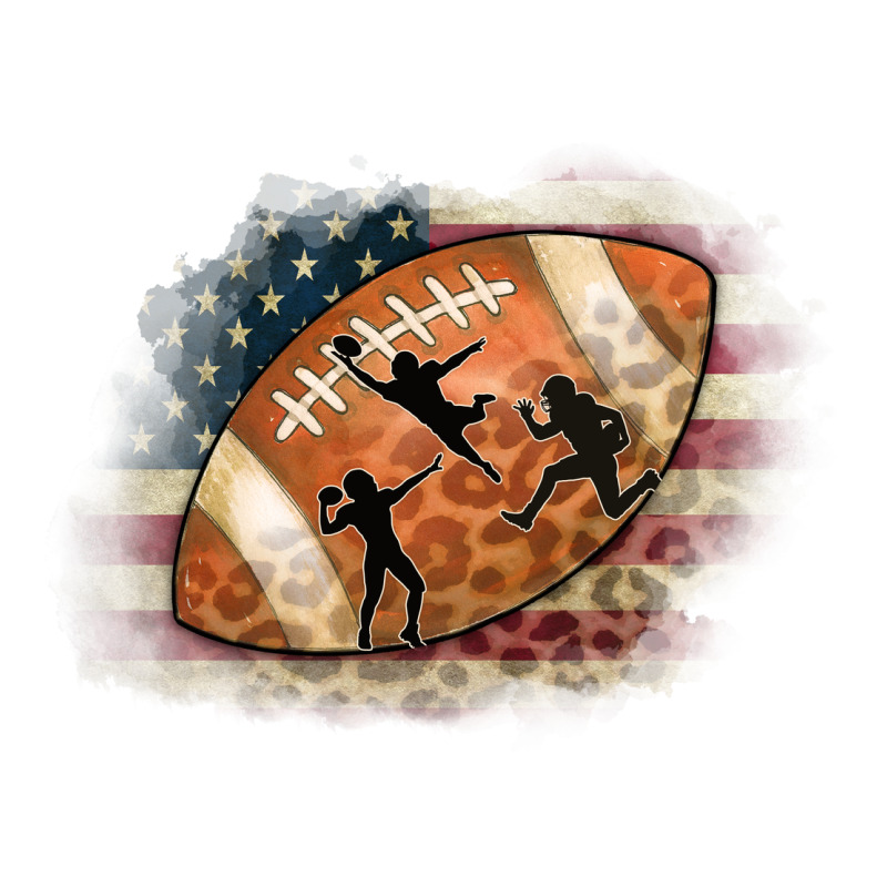 American Football Flag Players Premium Tee by CowCowDesign | Teevron