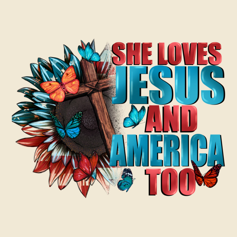 She Love Jesus And America Too Ladies Tee by FaDigitalArtStudio | Teevron