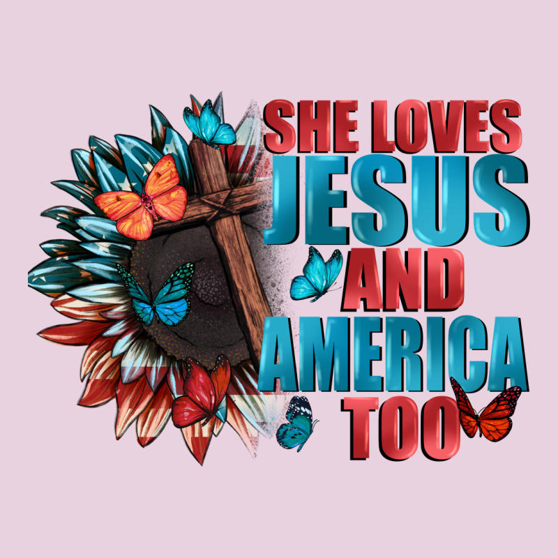 She Love Jesus And America Too Ladies Tee by FaDigitalArtStudio | Teevron