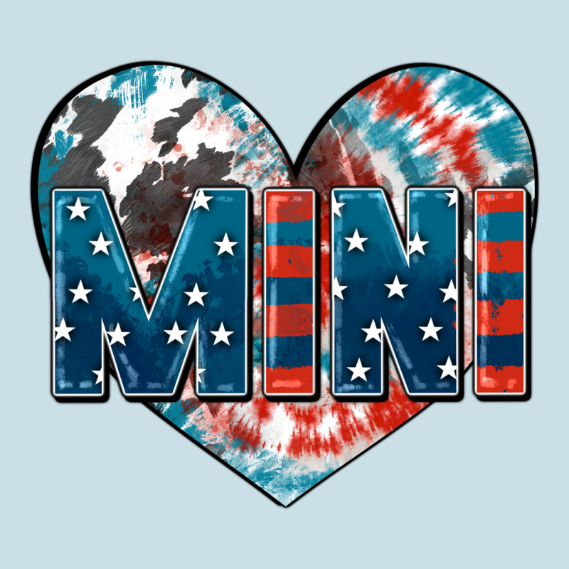 American Mini Heart 4th Of July Ladies Tee by FaDigitalArtStudio | Teevron
